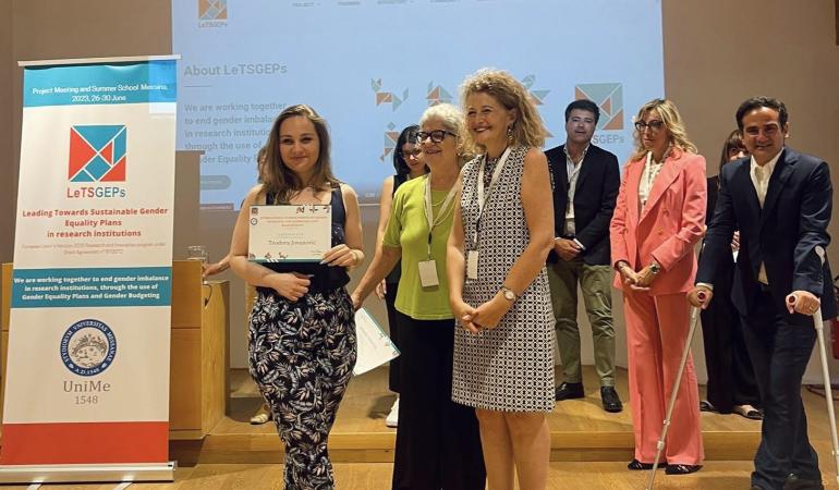 МА Теодора Јовановић присуствовала међународној летњој школи у Месини (Италија)